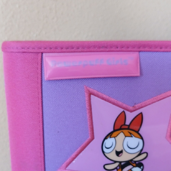 Vintage 2002 Pink and purple Powerpuff Girls binder trapper keeper - Picture 2 of 8